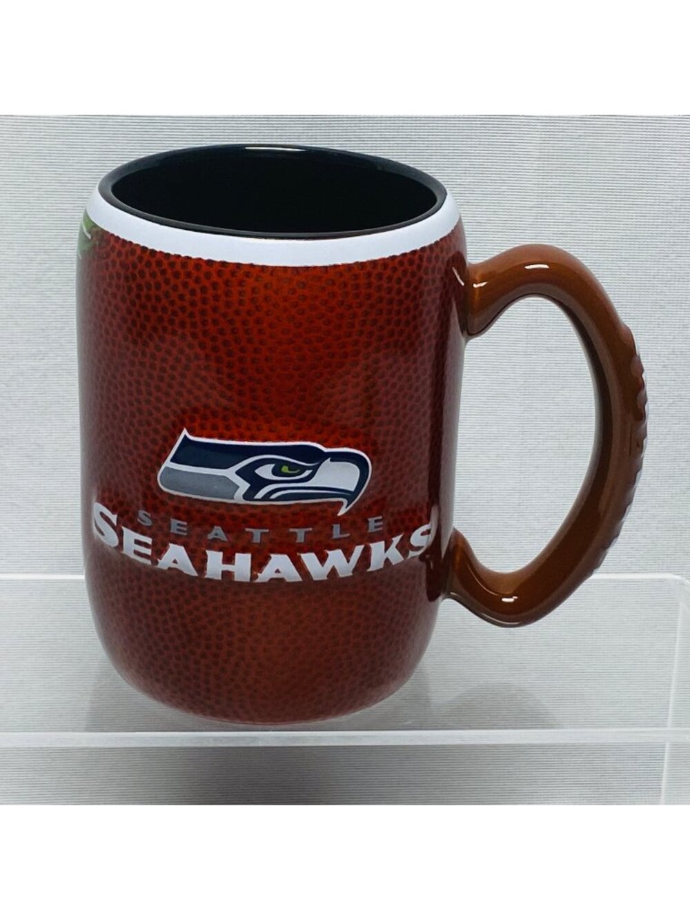 Seattle Seahawks NFL Ceramic Mug Football-Themed Handle Boelter Brands 14oz